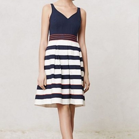 Anthropologie Striped Dress - Size Small - Picture 1 of 6